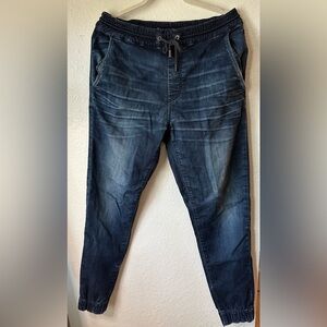 Guess Dark Blue Women's Jeans/joggers. Comfortable baggy jeans!